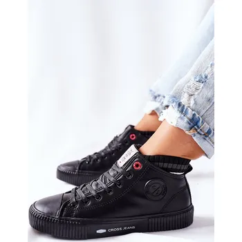 Dámské tenisky Dámské Tenisky Cross Jeans černé II2R4021 Cross Jeans černá 2967844