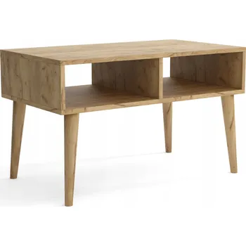 Konferenční stolek Konferenční stolek MALSEN HAKI obdélníkový 90 x 50 x 55 cm dub craft