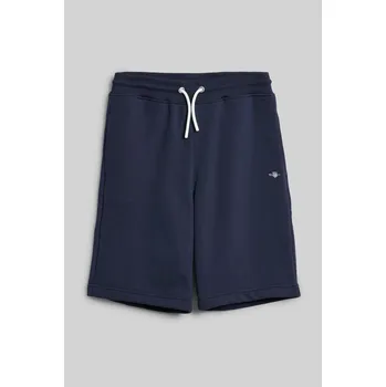 Dívčí kraťasy TEPLÁKOVÉ ŠORTKY GANT SHIELD SWEAT SHORTS EVENING BLUE