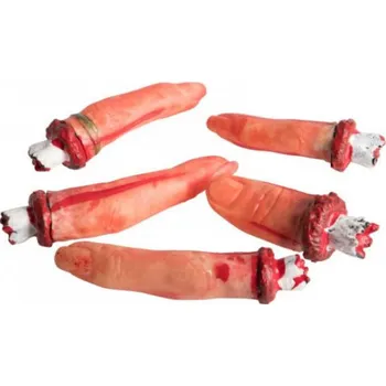 Utržené prsty - halloweenská dekorace - halloween party a dekorace