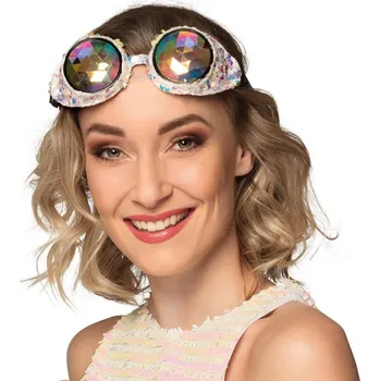 Párty brýle Mirage stříbrné