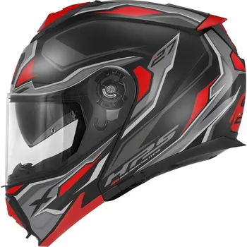 Helma na motorku Přilba Givi X.27F Sebr Sector matná černá-titan-červená