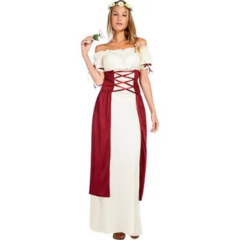 Karnevalový kostým Dámský středověký kostým Brunhilda (XL)