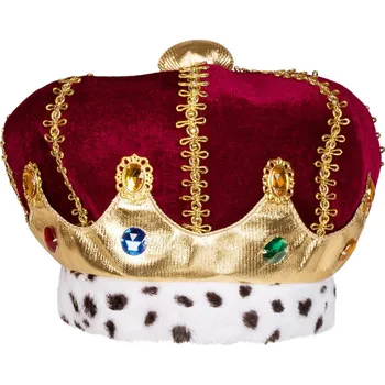Karnevalový kostým Královská koruna - čepice pro dospělé