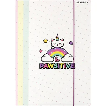 Aktovka s gumičkou A4 Catcorn STARPAK 512109