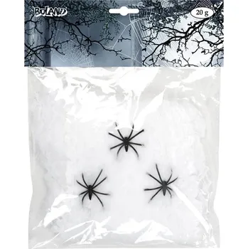 Karnevalový kostým Bílá pavučina se 3 pavouky