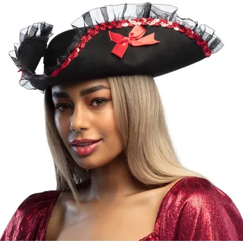 Karnevalový kostým Klobouk admirálka se stužkami