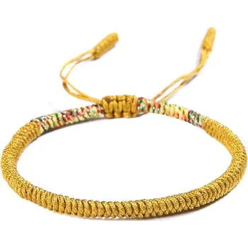 Náramek Multicolor ručně vázaný tibetský náramek štěstí | náramek, šperk - RB032