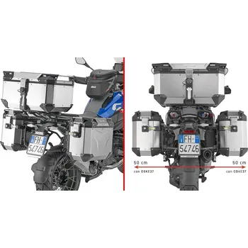 Zavazadlo na motocykl Plo5145Cam trubkový nosič PL One-Fit pro Bmw F 900 GS (24-25) pro boční kufry Obk