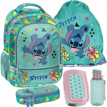 Školní batoh vícekomorový Lilo a Stitch Paso, vícebarevný, 19 l
