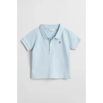 Pánská košile POLOKOŠILE GANT SHIELD PIQUE SS RUGGER CALMING BLUE