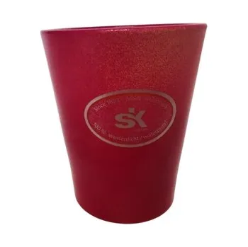 Keramický květináč na orchideje Merina Candy 8x7 cm ostružinový lesklý, 2. jakost