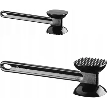 Palička na maso Palička na maso oboustranná hliníková 255 x 65 x 70 mm - černá