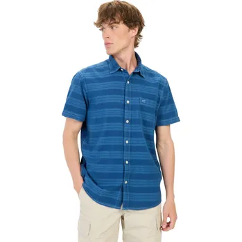 Pánská košile KOŠILE CAMEL ACTIVE SHORTSLEEVE SHIRT BLEACH BLUE