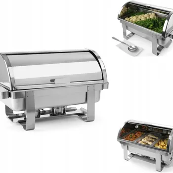 Dóza na potraviny OHŘÍVAČ JÍDEL GASTRONOMICKÝ NA PASTU ROLLTOP GN 1/1 9L HENDI