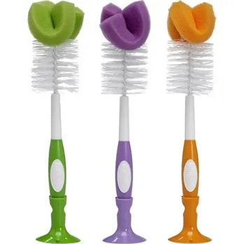 Kartáč na nádobí DR.BROWN'S Kartáč na láhve mix barev 1ks zelená