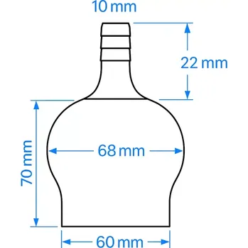 Masážní přístroj Masážní baňka s olivkou pr. 68 mm