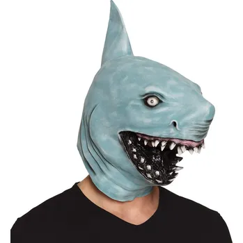 Karnevalový kostým Latexová maska žraloka