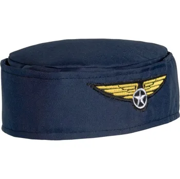 Klobouček letuška modrý