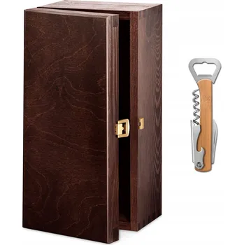 Dárková krabička Dřevěná Krabička na karafu 30,5x13x13,7 uzamykatelná prémiový Dárek +DÁREK