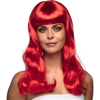 Karnevalový kostým Boland Paruka červená dámská dlouhá