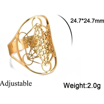 Prsten Prsten lotus z chirurgické oceli | dámský prsten | nastavitelný prsten - Style1 G