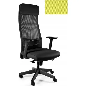 Kancelářská židle Unique Ares Mesh S569-BL410 133x65x50 cm černo-žlutá