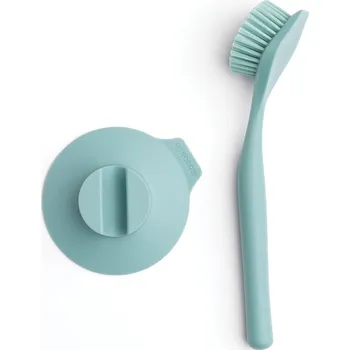 Odkapávač na nádobí Brabantia Kartáč na nádobí s držákem, mátová