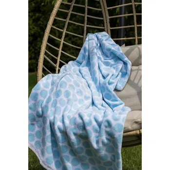 Tegatex Plážová osuška - tyrkysový puntík