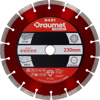 Řezný kotouč Diamantový řezací kotouč Draumet 5431 230 x 22,2 mm