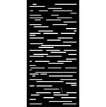 Designová plechová výplň 1000x2000x2,0mm, bez povrchové úpravy, vzor 8311