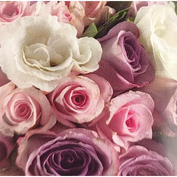 3D přání do obálky- Růže, 1ks