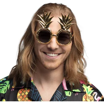 Karnevalový kostým Párty brýle ananas zlaté