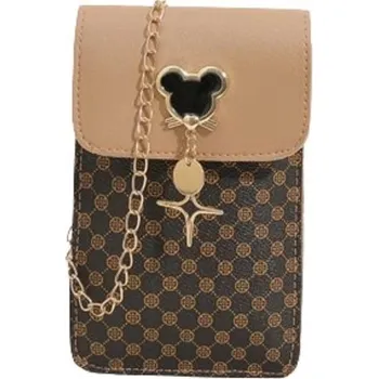 Kabelka Černá polyester taška kabelka přes rameno