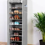 Botník šedá 60 x 30 x 155 cm.