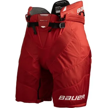 Hokejové kalhoty Kalhoty Bauer Vapor FlyLite S25 SR, červená, Senior, XL Bauer