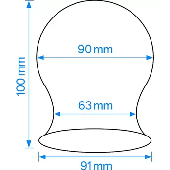 Baňkování Masážní baňka bez olivky pr. 90 mm