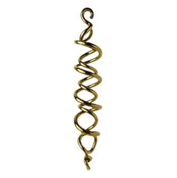 Vánoční ozdoba Spirála zlatá duo