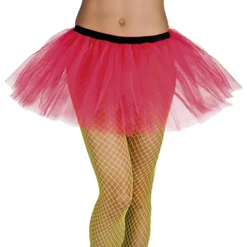 Karnevalový kostým Sukně tutu neonově růžová velikost M/L