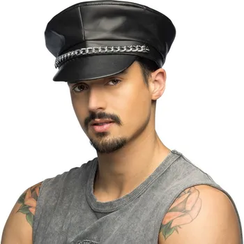 Karnevalový kostým Rockerská - motorkářská kšiltovka