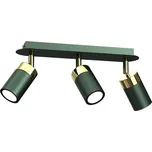 Brilagi - Bodové svítidlo POKER 3xGU10/25W/230V zelená