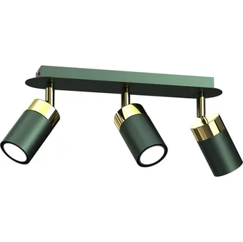 Bodové svítidlo Brilagi - Bodové svítidlo POKER 3xGU10/25W/230V zelená