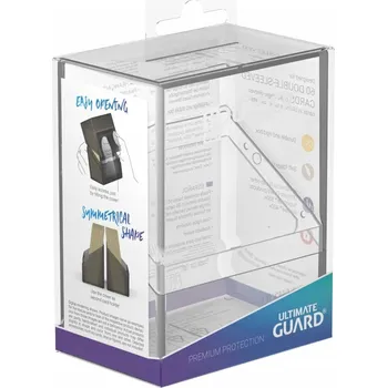 Příslušenství ke karetním hrám Krabička na karty Ultimate Guard Boulder Deck Case 60+ průhledná