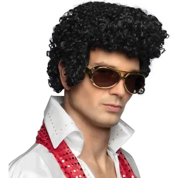Boland Pánská černá paruka rock´n Roll