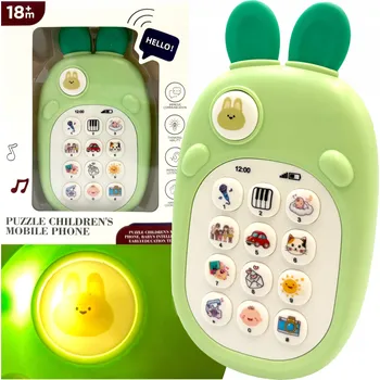 Hračka pro nejmenší Interaktivní hračka pro děti na baterie, svítící a hrající si Hračka