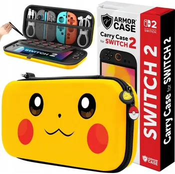 Herní konzole ZESÍLENÉ POUZDRO PRO NINTENDO SWITCH 2 LIMITOVANÁ EDICE POKEMON PIKACHU