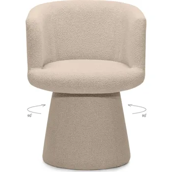 Křeslo Otočné designové křeslo YATO, béžové