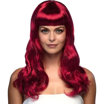 Karnevalový kostým Boland Paruka dámská dlouhá rubínová