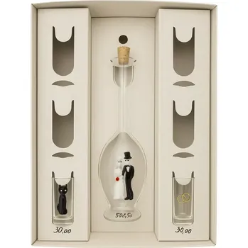 Dárková krabice na karafu bílá