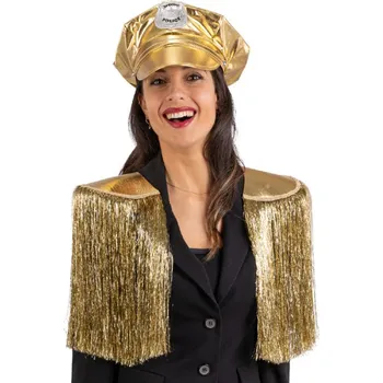 Karnevalový kostým Zlatý policejní disco set